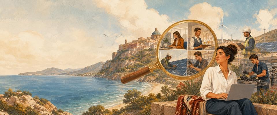 Ricerca di opportunità lavorative in Sardegna